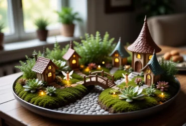 tabletop indoor fairy garden