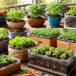 what containers are safe to grow vegetables in
