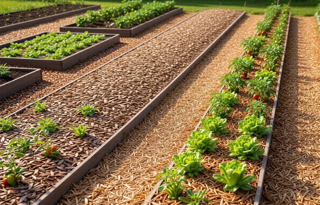 what is the best mulch for vegetable gardens