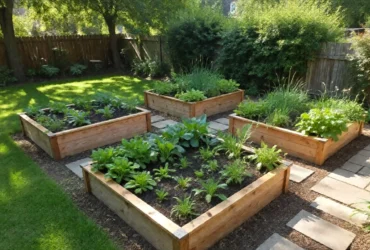 where to put a raised garden bed