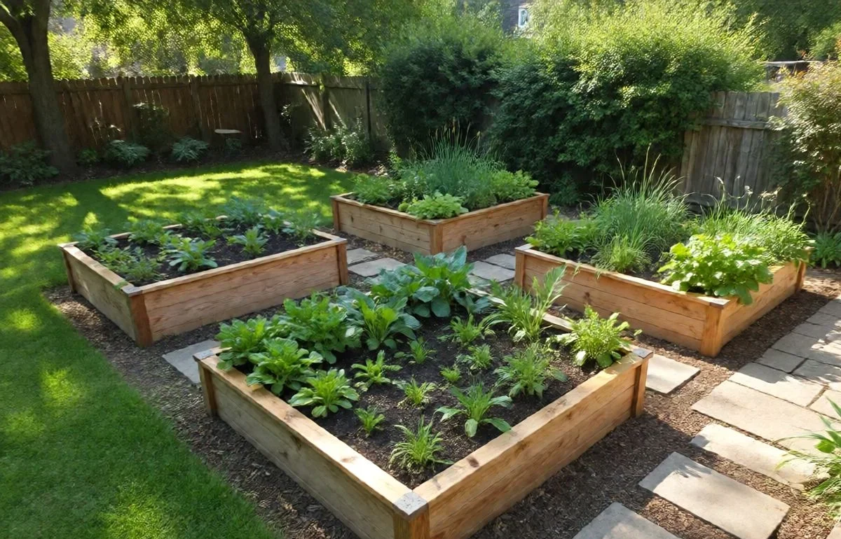where to put a raised garden bed