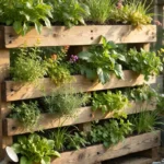 diy vertical garden pallet