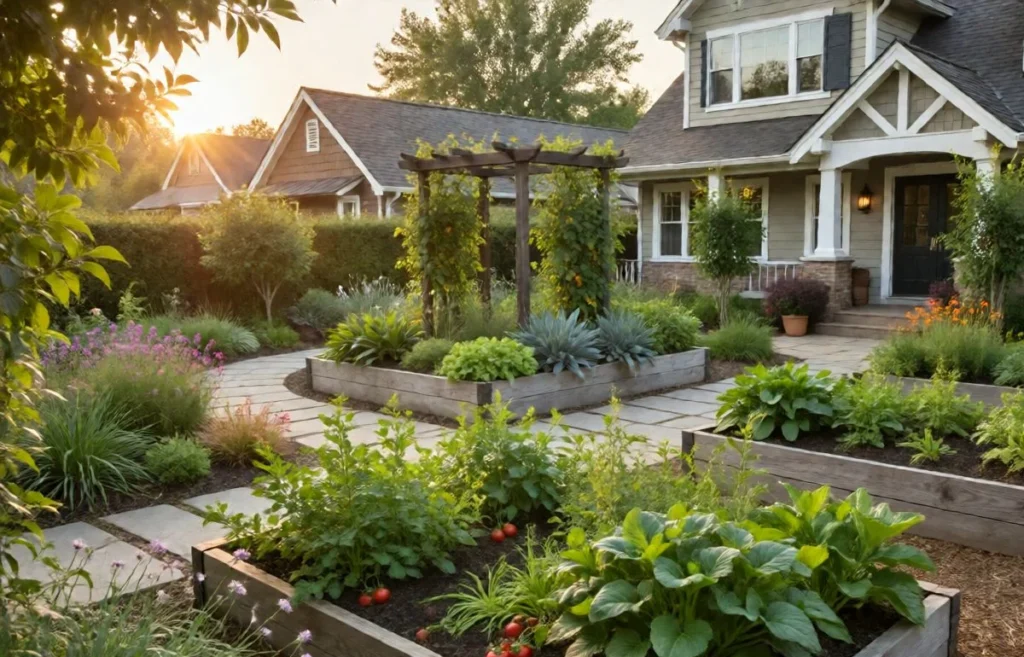 edible landscaping front yard