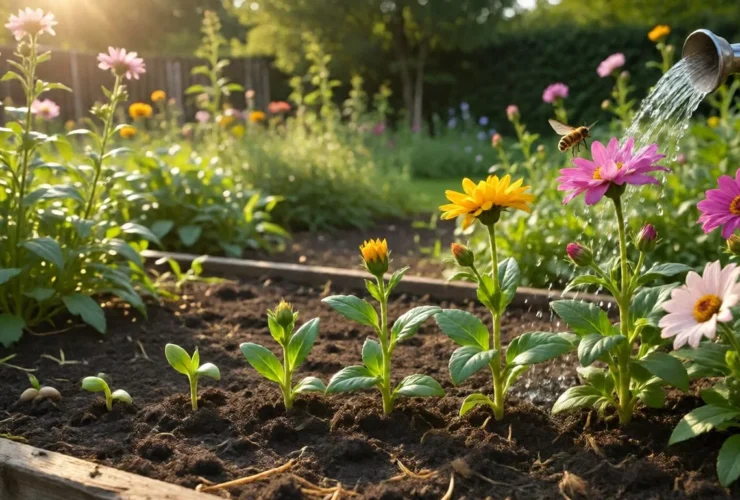 flower growing process