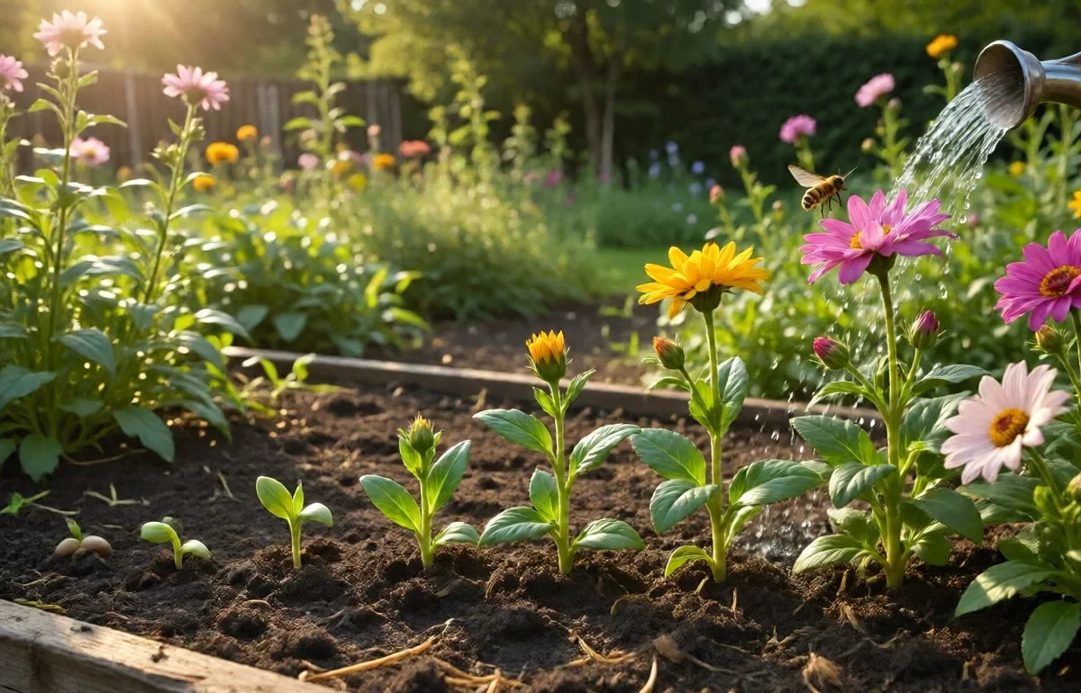 flower growing process