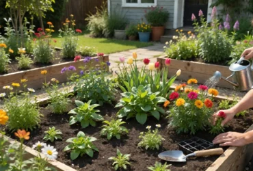 flower plant grow a garden