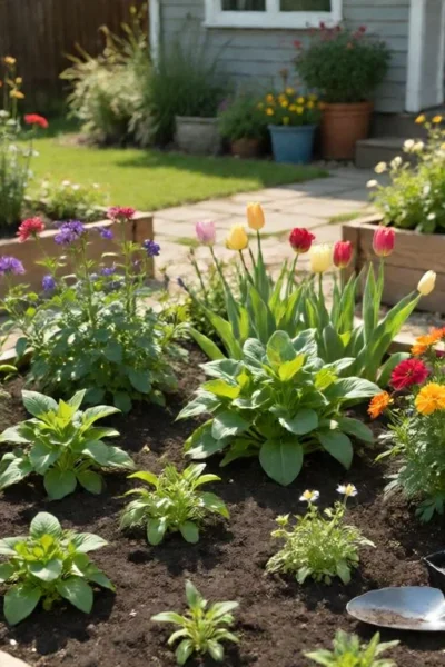 flower plant grow a garden