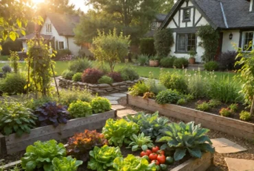 front yard edible landscape