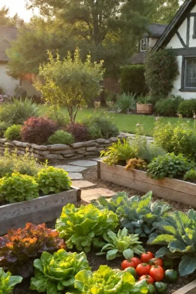 front yard edible landscape