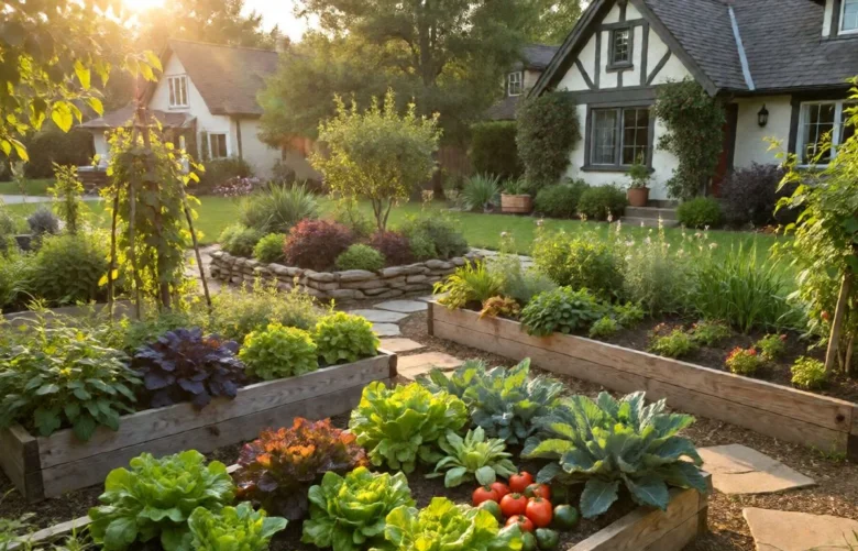 front yard edible landscape