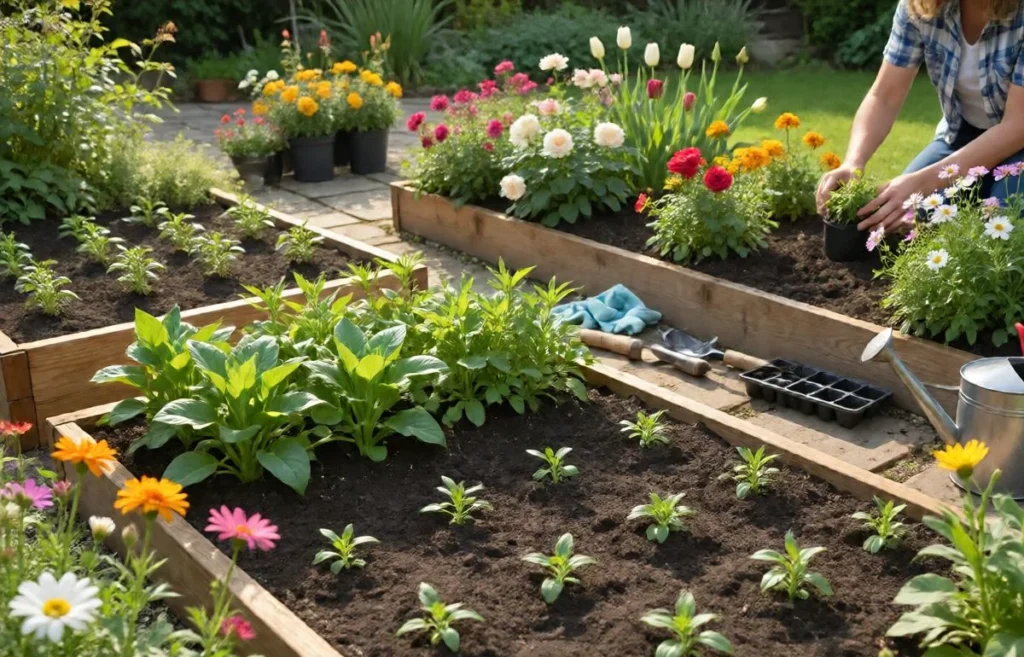 grow a garden flower plants