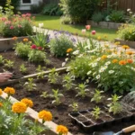 growing a flower garden