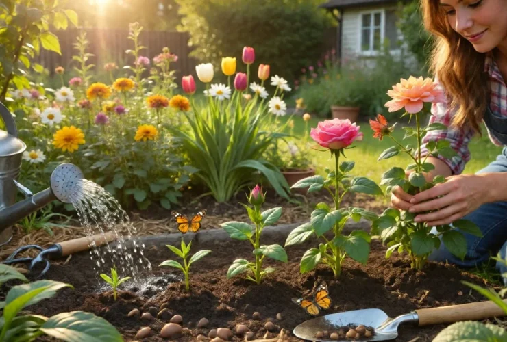 how a flower grows