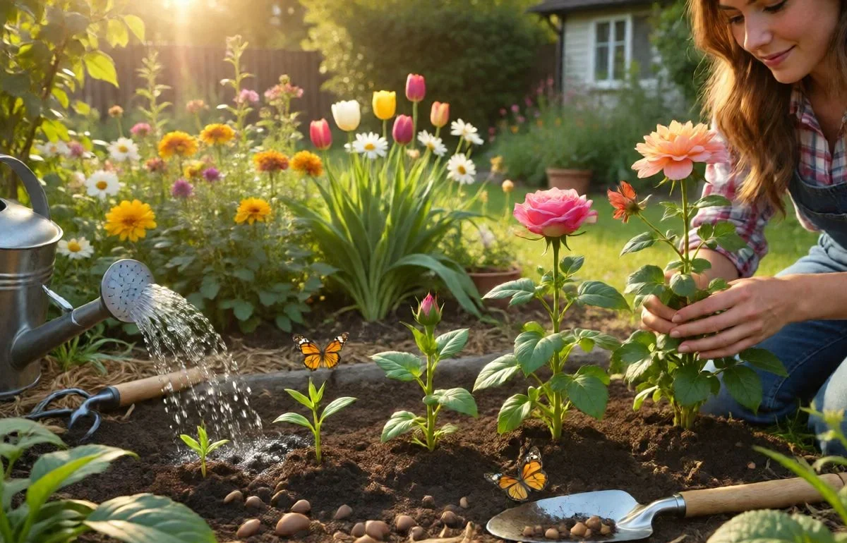 how a flower grows