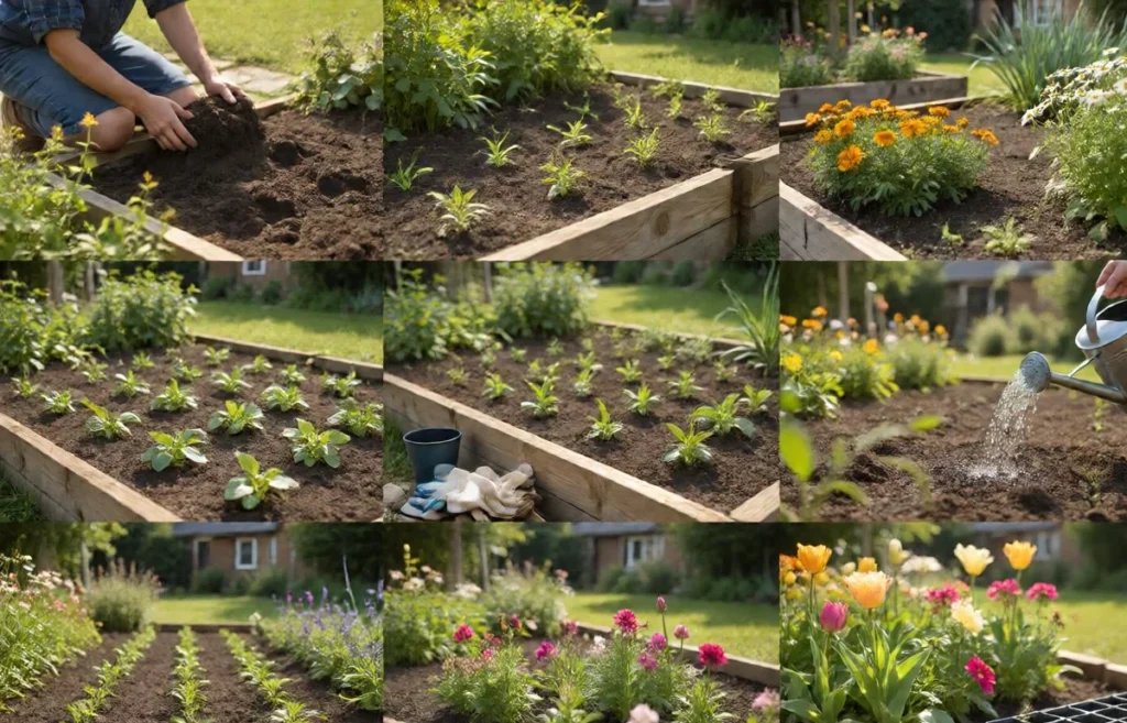 how do you start a flower garden