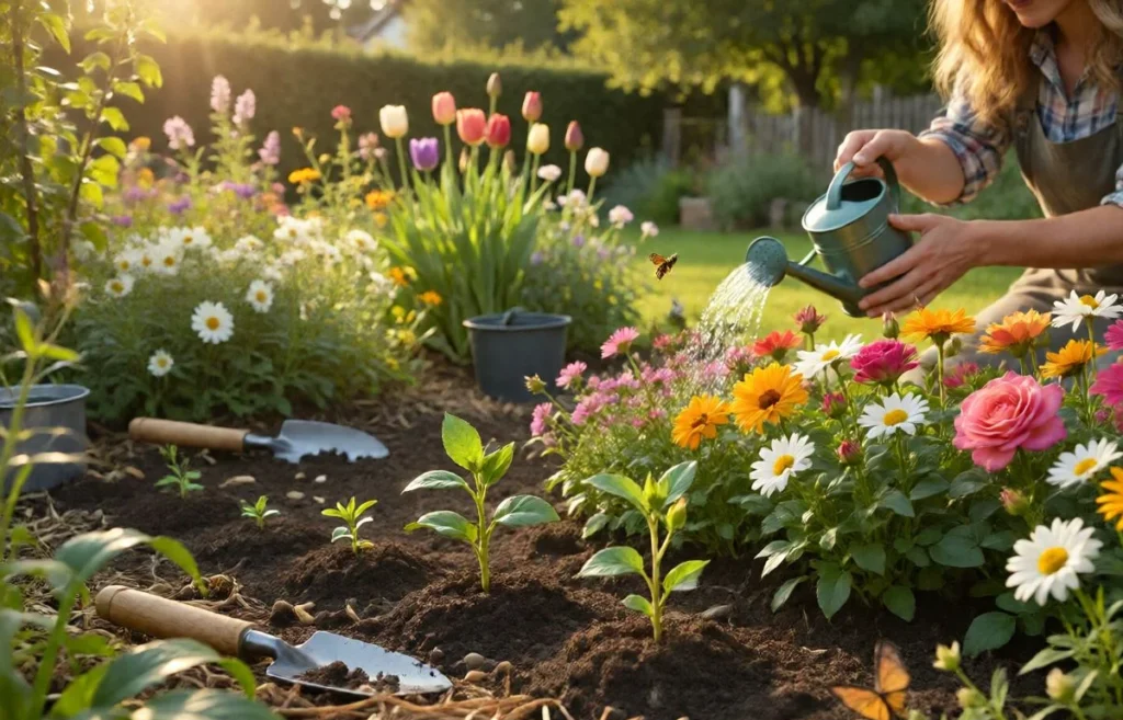 how flowers grow