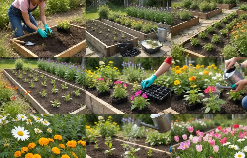 how to grow a flower garden for beginners