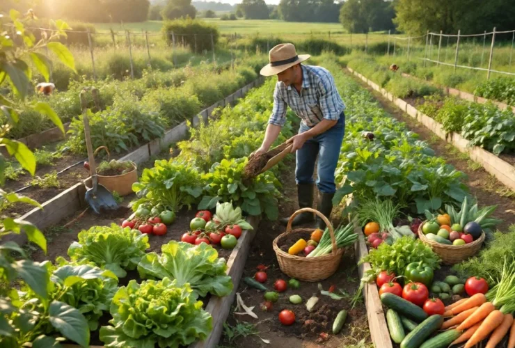 how to produce organic vegetables