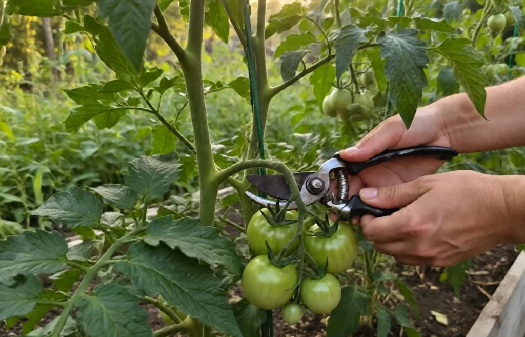 how to prune tomatoes