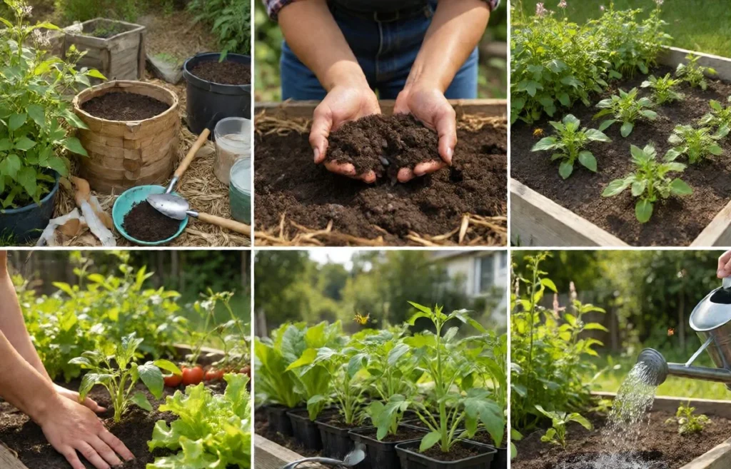 how to start an organic garden