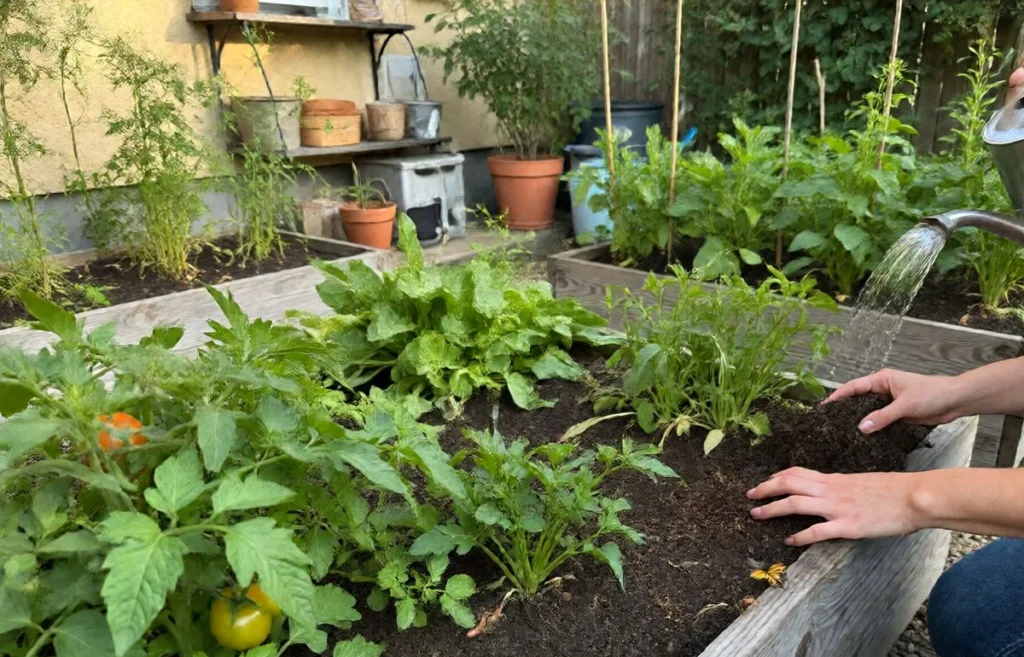 organic gardening at home