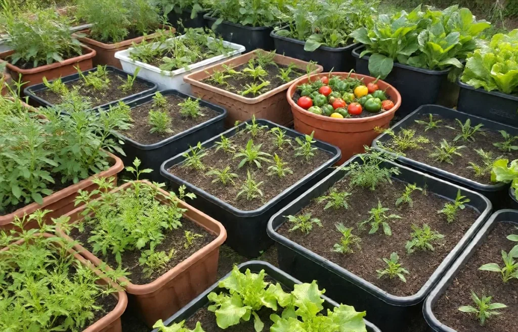 vegetable container size chart