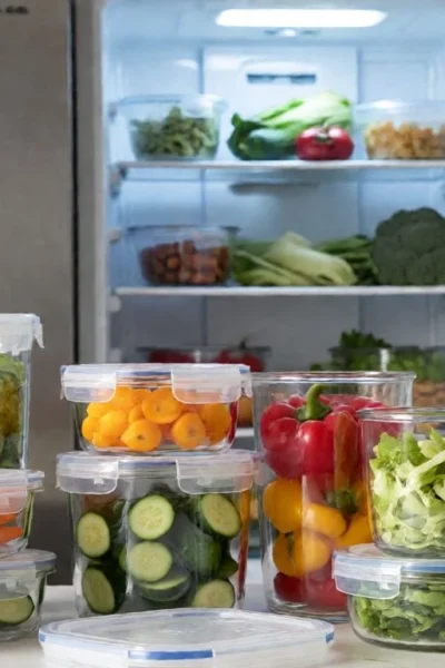 vegetables grow in containers