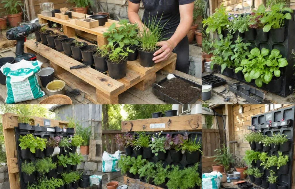 vertical garden planters diy