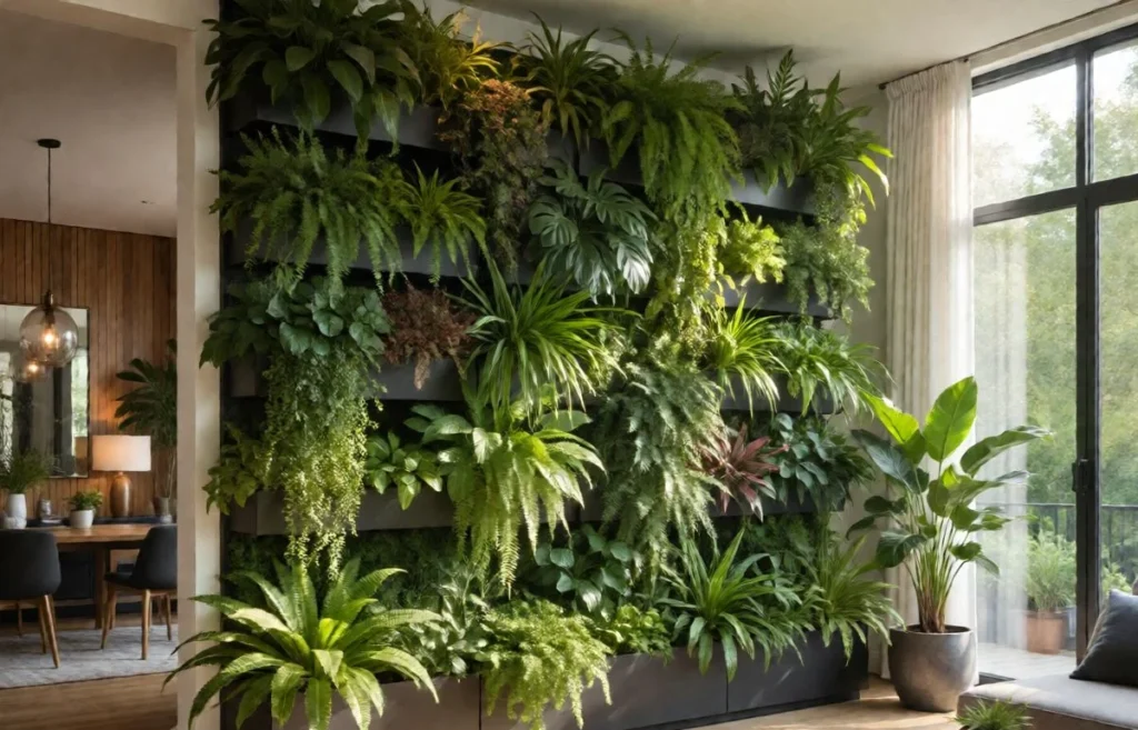 vertical wall garden indoor