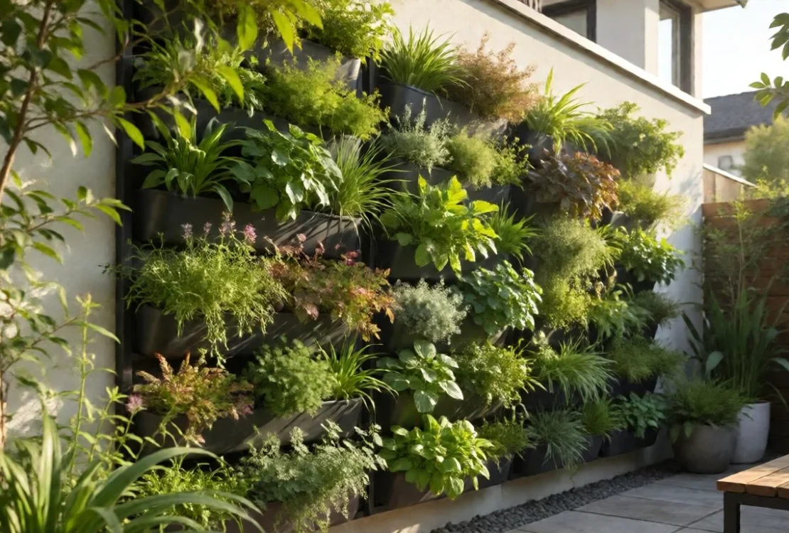 vertical wall garden planters