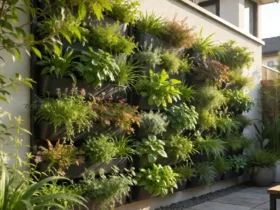 vertical wall garden planters