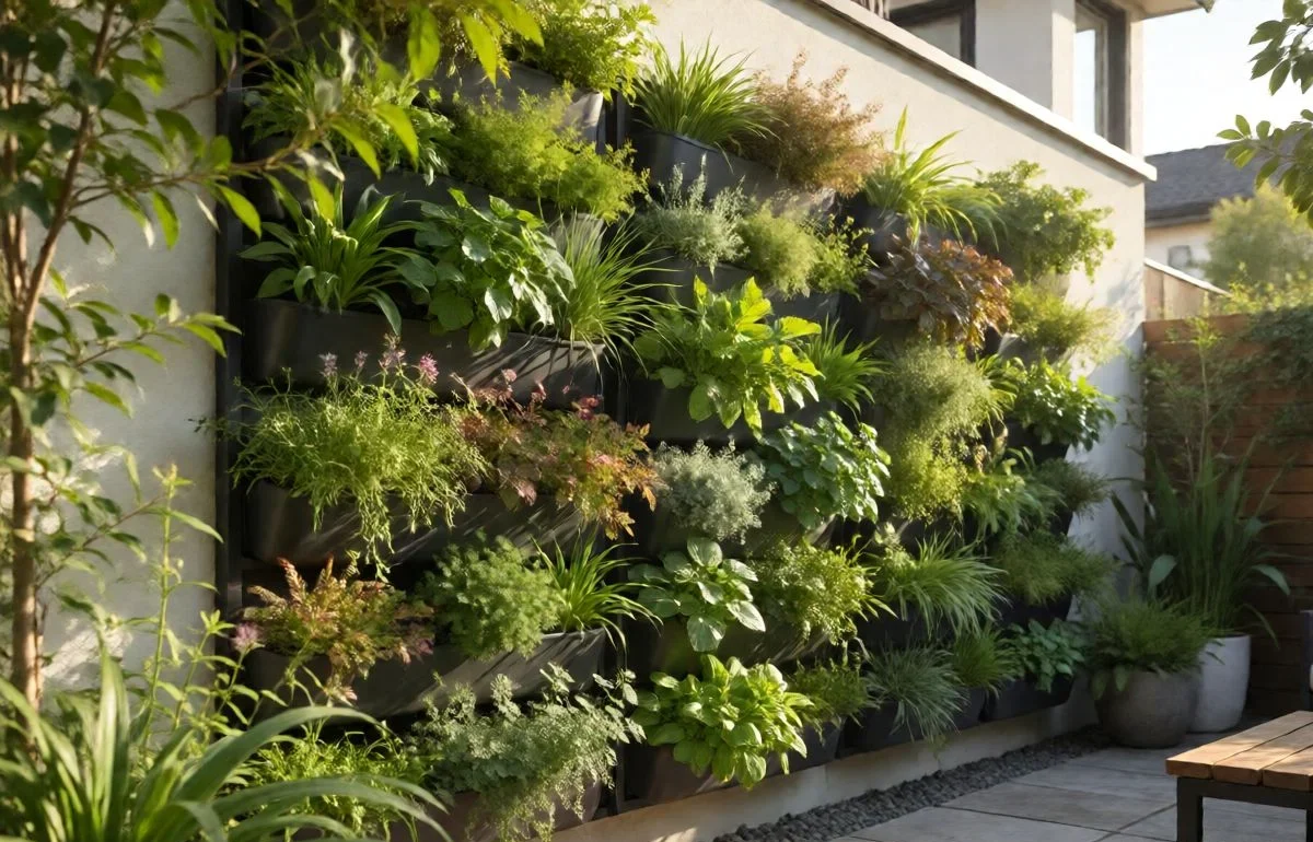 vertical wall garden planters