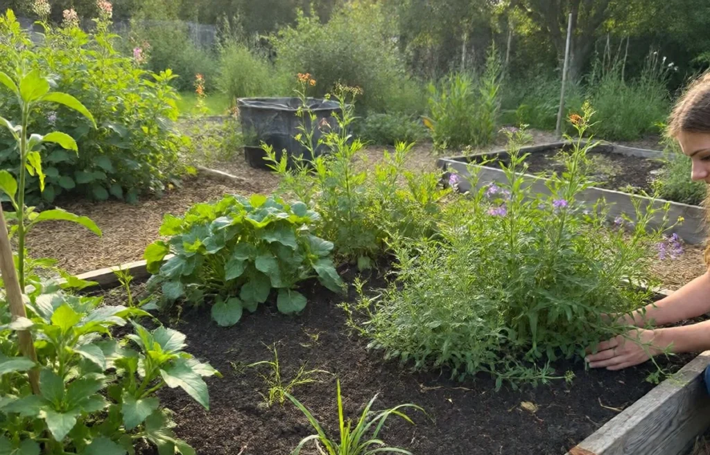 what is an organic garden