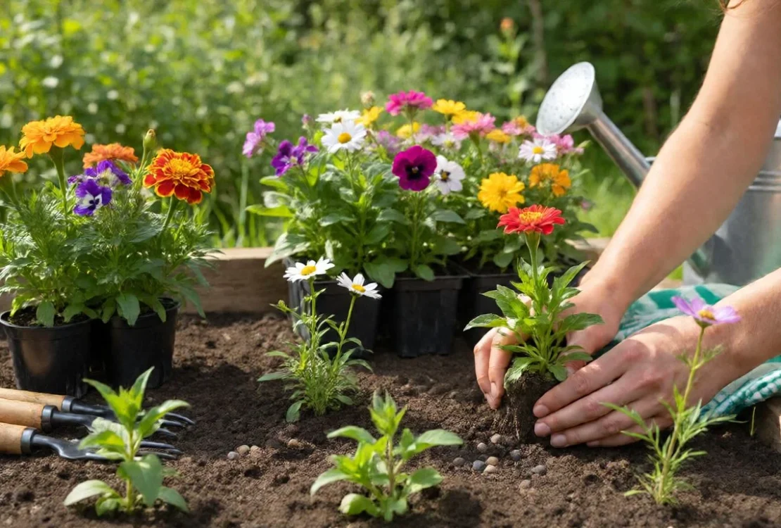 how do i start a flower garden