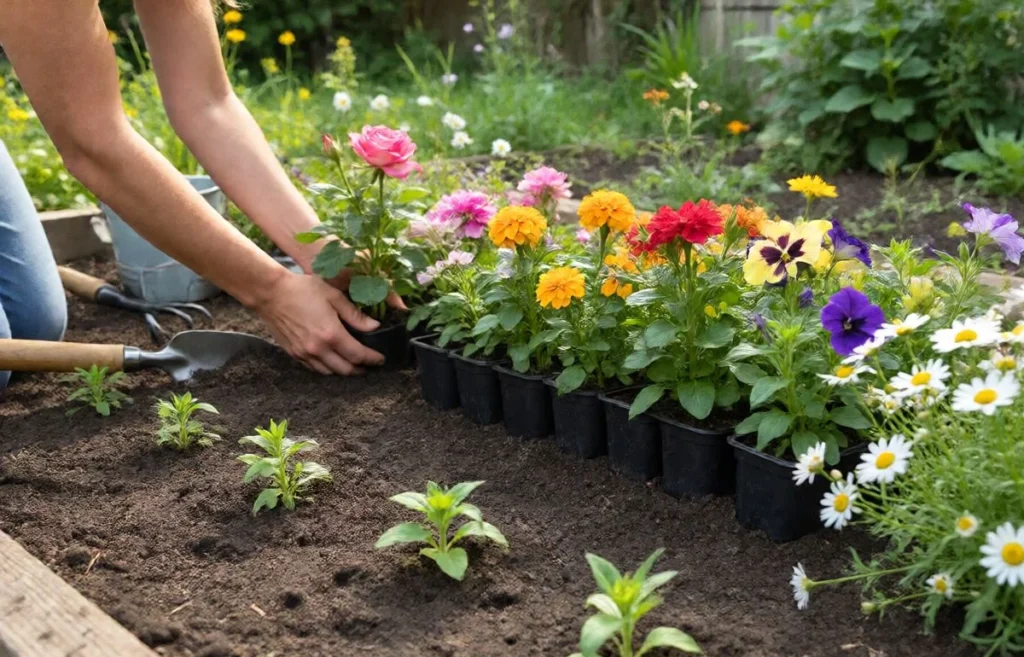 how to start a flower garden