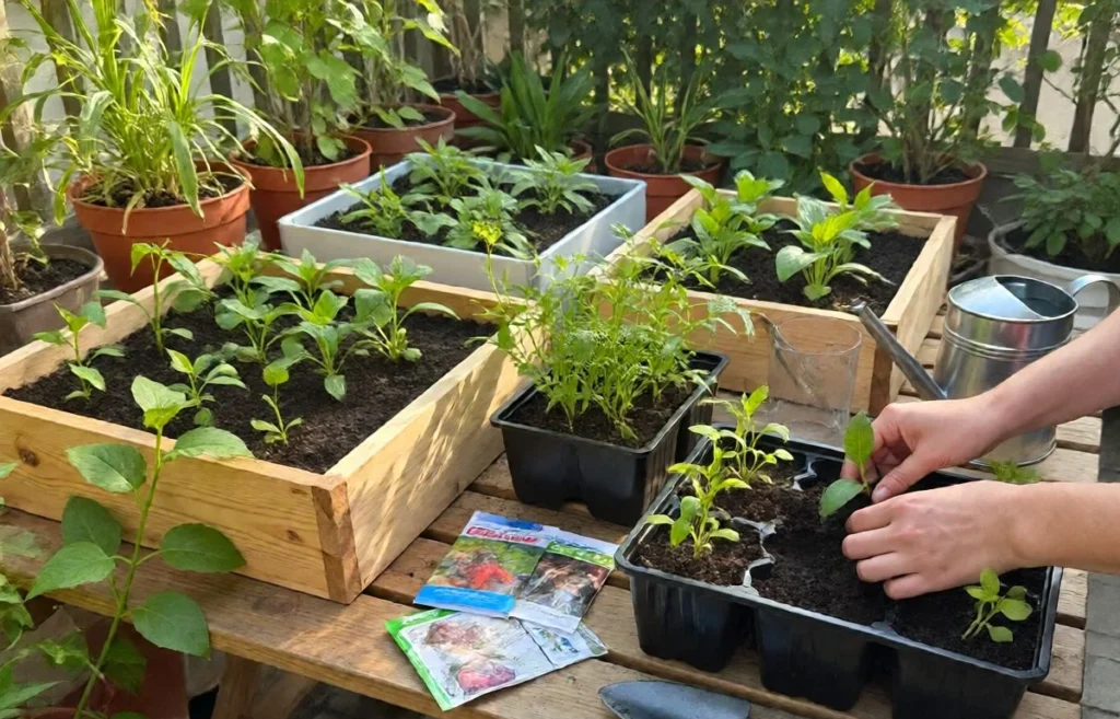 how to start a small garden